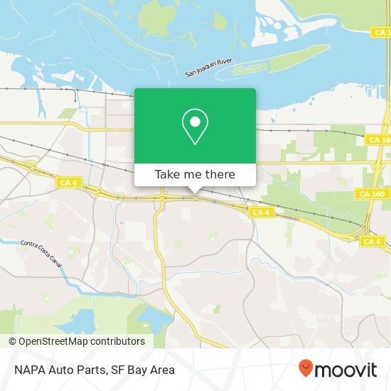 NAPA Auto Parts map