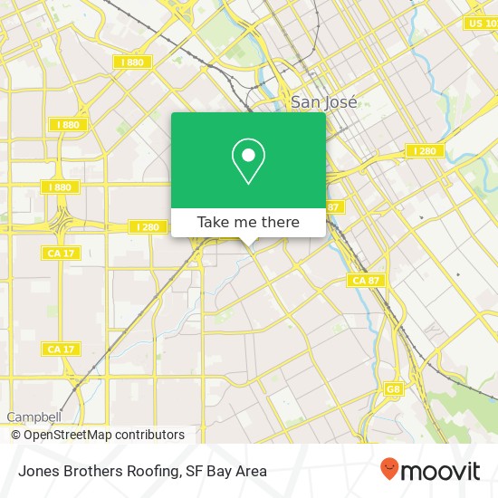 Mapa de Jones Brothers Roofing