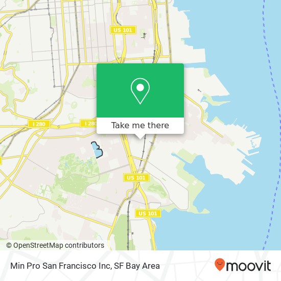 Min Pro San Francisco Inc map