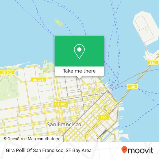 Gira Polli Of San Francisco map