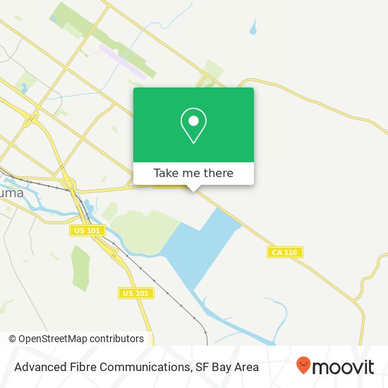 Advanced Fibre Communications map