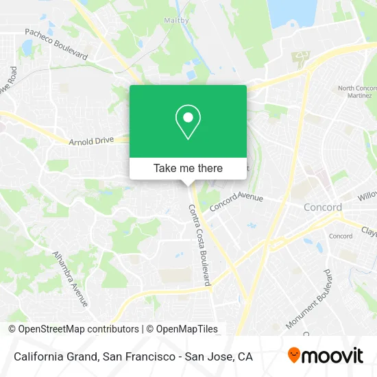 Mapa de California Grand