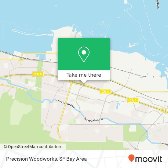 Precision Woodworks map