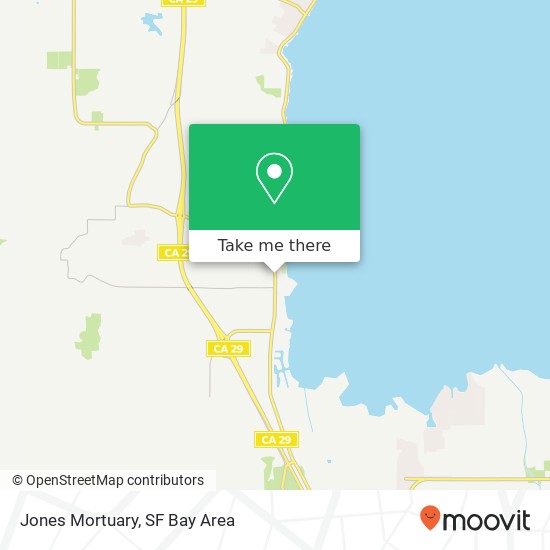 Jones Mortuary map