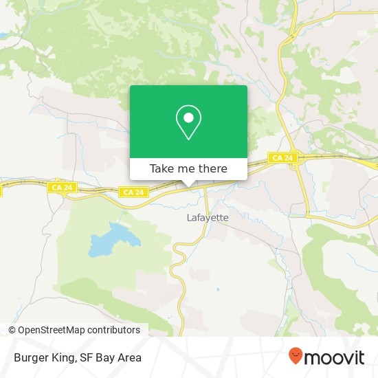 Burger King map