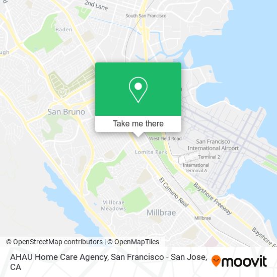 AHAU Home Care Agency map