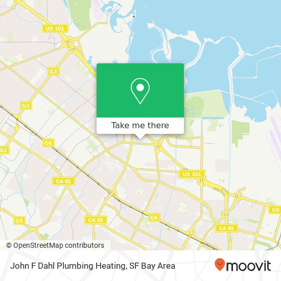 Mapa de John F Dahl Plumbing Heating
