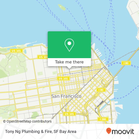 Tony Ng Plumbing & Fire map