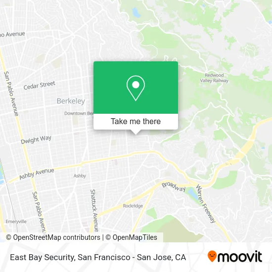 East Bay Security map