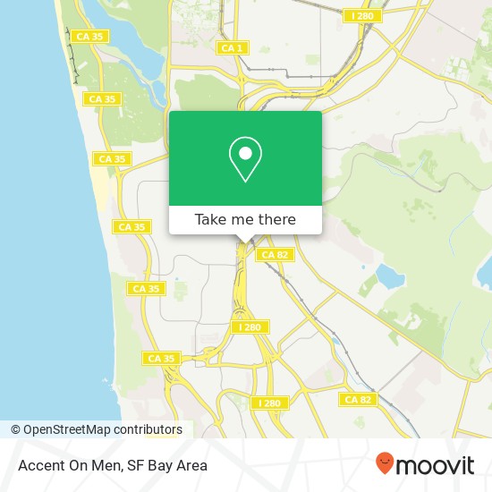 Accent On Men map