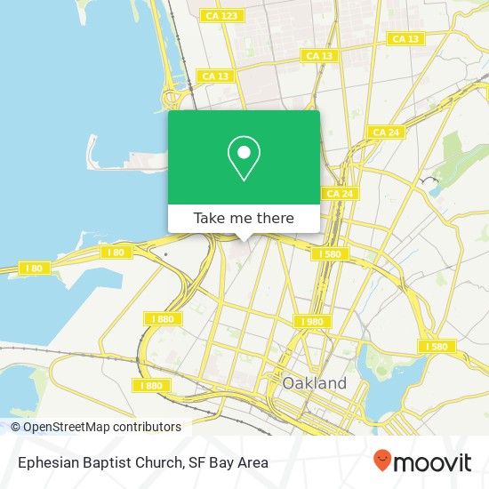 Ephesian Baptist Church map