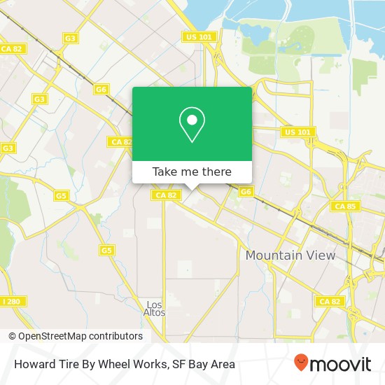 Howard Tire By Wheel Works map