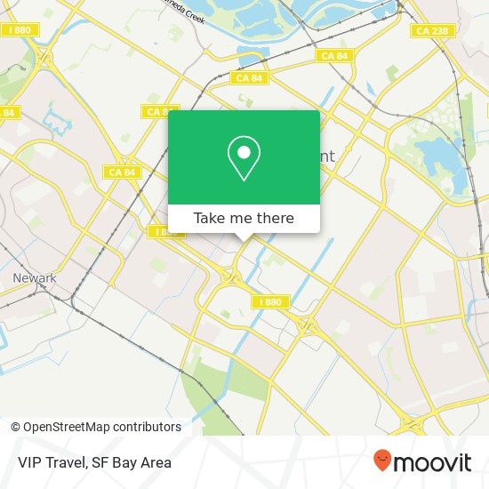 VIP Travel map