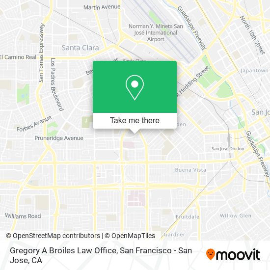 Gregory A Broiles Law Office map