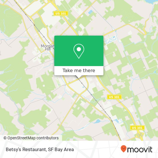 Mapa de Betsy's Restaurant