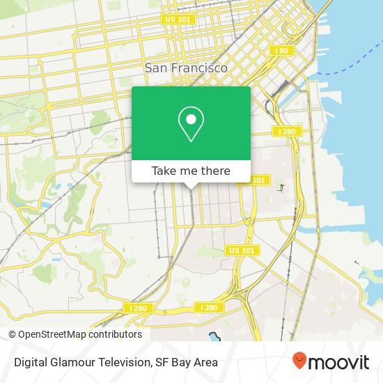 Digital Glamour Television map