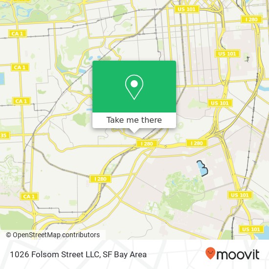 Mapa de 1026 Folsom Street LLC