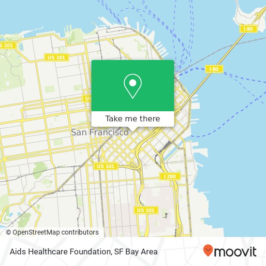 Mapa de Aids Healthcare Foundation