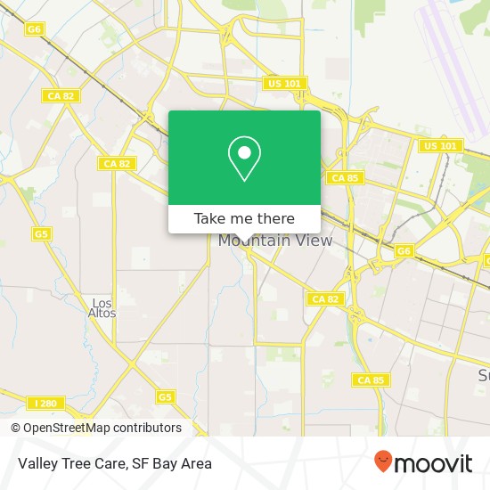 Valley Tree Care map