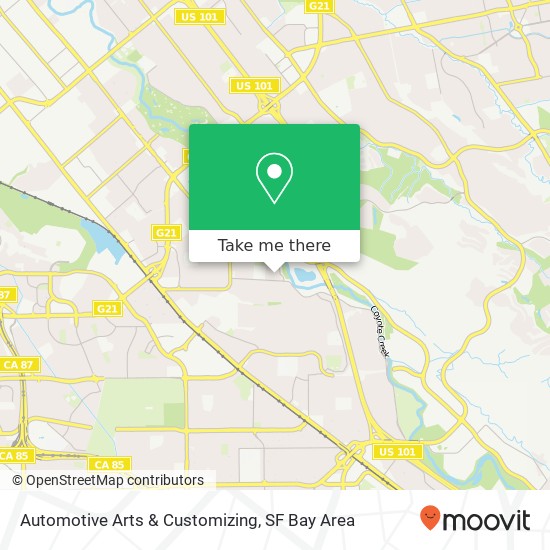 Mapa de Automotive Arts & Customizing
