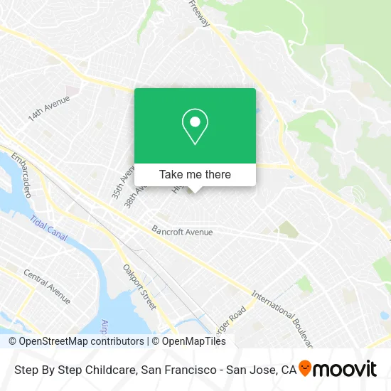 Step By Step Childcare map
