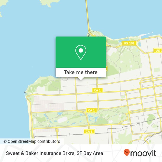 Sweet & Baker Insurance Brkrs map