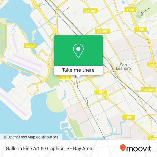Galleria Fine Art & Graphics map