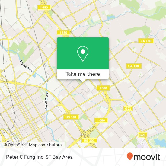 Peter C Fung Inc map