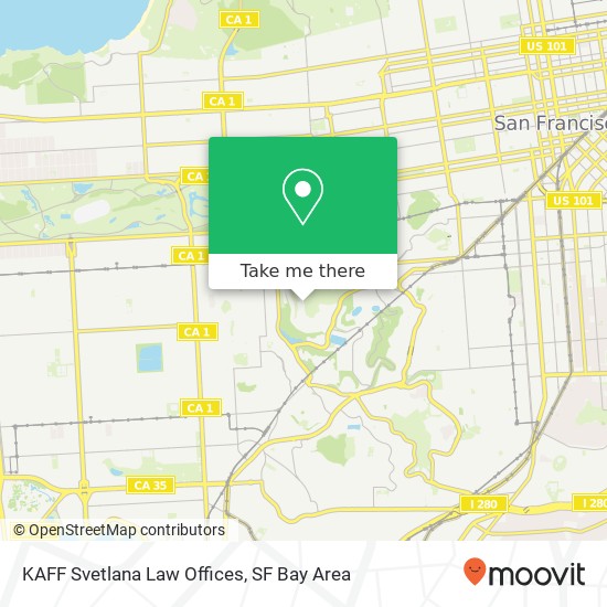 KAFF Svetlana Law Offices map