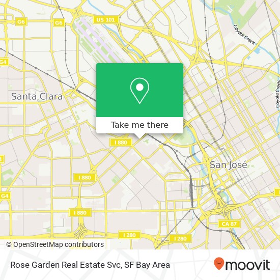 Mapa de Rose Garden Real Estate Svc