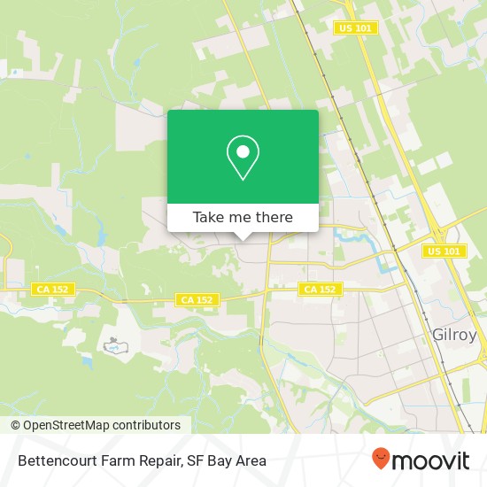 Mapa de Bettencourt Farm Repair