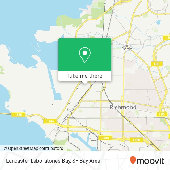 Mapa de Lancaster Laboratories Bay