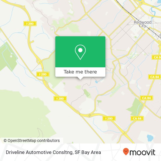 Mapa de Driveline Automotive Consltng