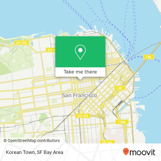 Korean Town map