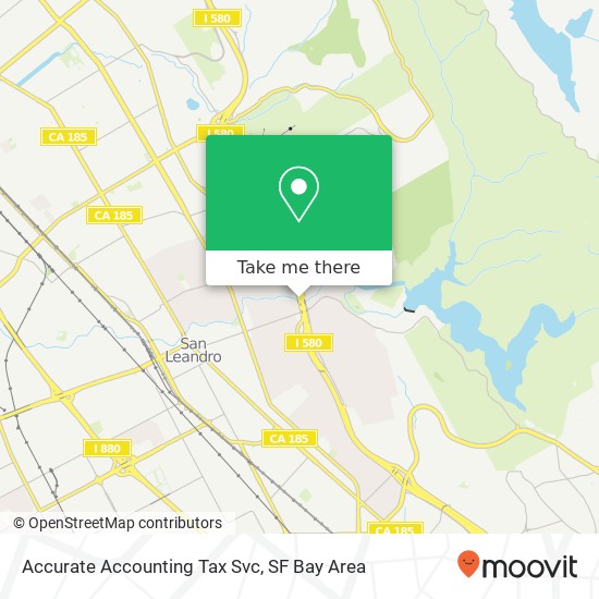 Accurate Accounting Tax Svc map