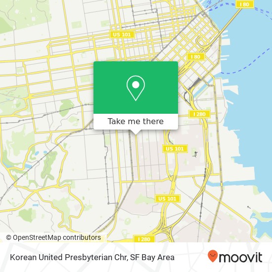 Korean United Presbyterian Chr map