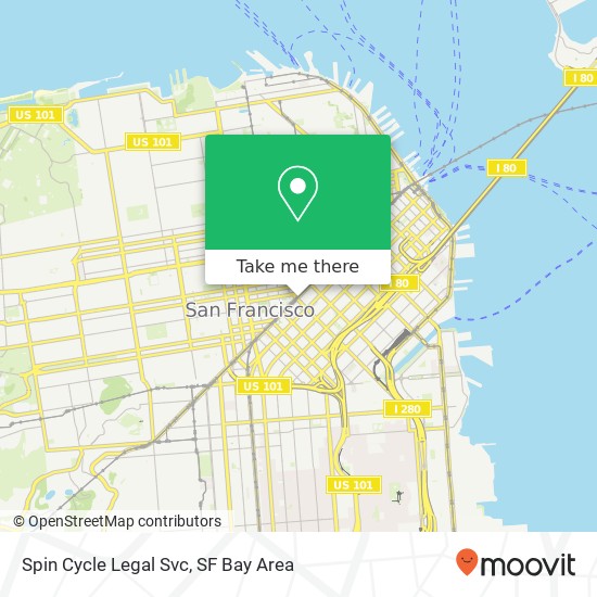 Spin Cycle Legal Svc map