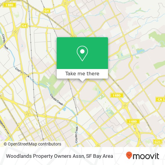 Woodlands Property Owners Assn map