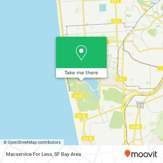 Macservice For Less map