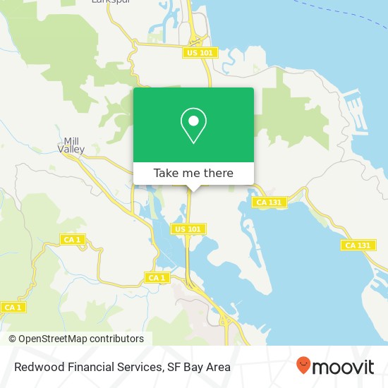 Mapa de Redwood Financial Services