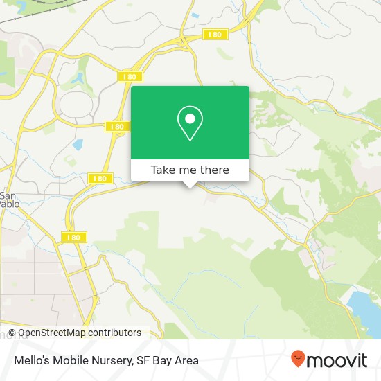 Mapa de Mello's Mobile Nursery