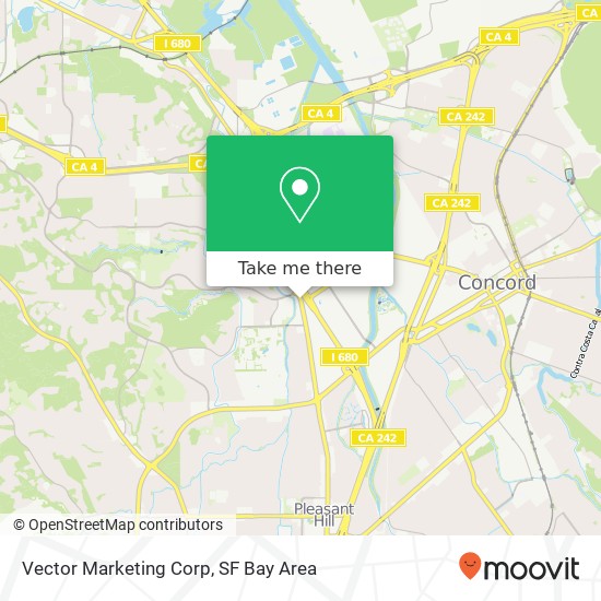 Mapa de Vector Marketing Corp