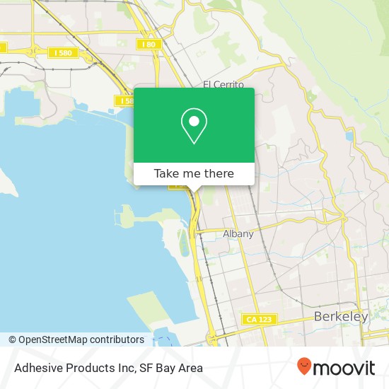 Adhesive Products Inc map