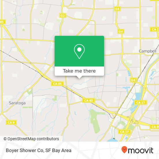 Boyer Shower Co map