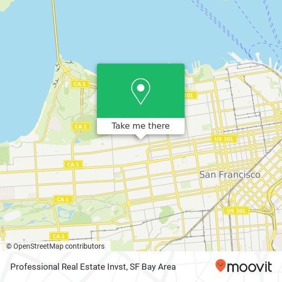 Professional Real Estate Invst map