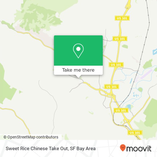 Mapa de Sweet Rice Chinese Take Out