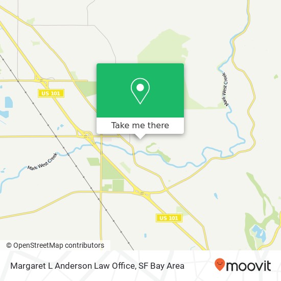 Margaret L Anderson Law Office map