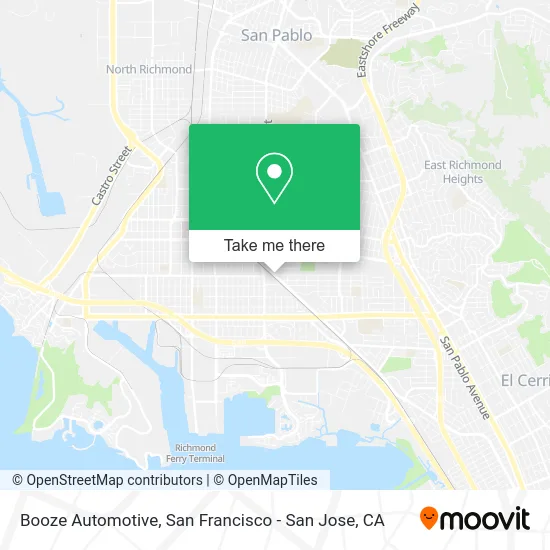 Booze Automotive map