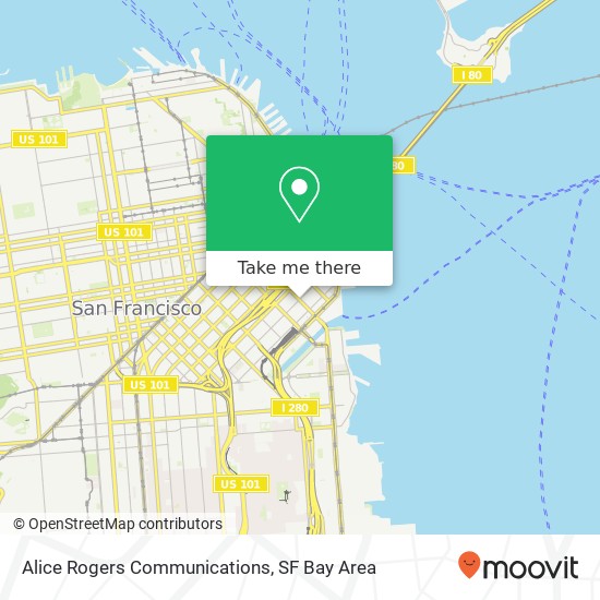 Mapa de Alice Rogers Communications