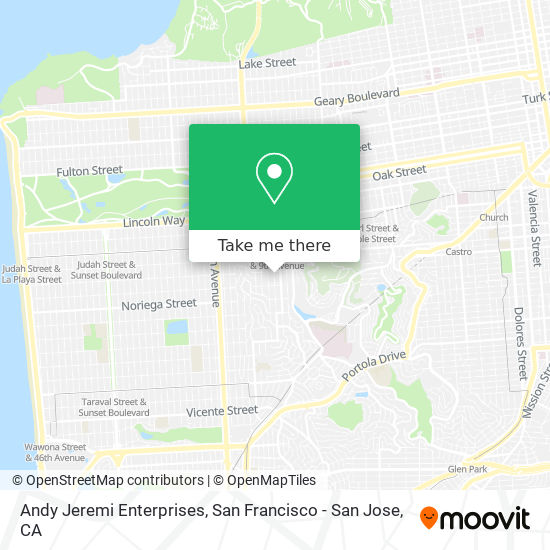 Andy Jeremi Enterprises map